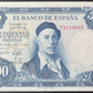 Billete 500 pesetas 22 de julio 1954