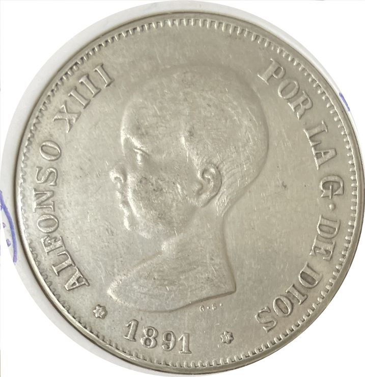 Alfonso XIII 5 Pesetas