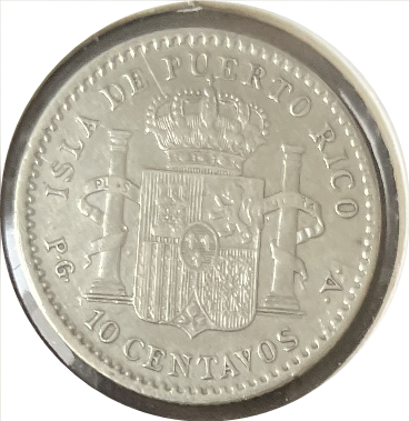 10 centavos de peso Alfonso XIII