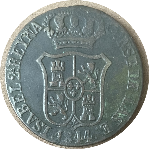 6 CUARTOS DE ISABELL II 1844 CATALUÑA