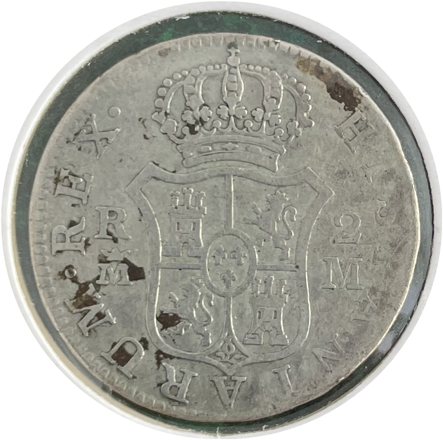 2 Reales Carlos III Madrid