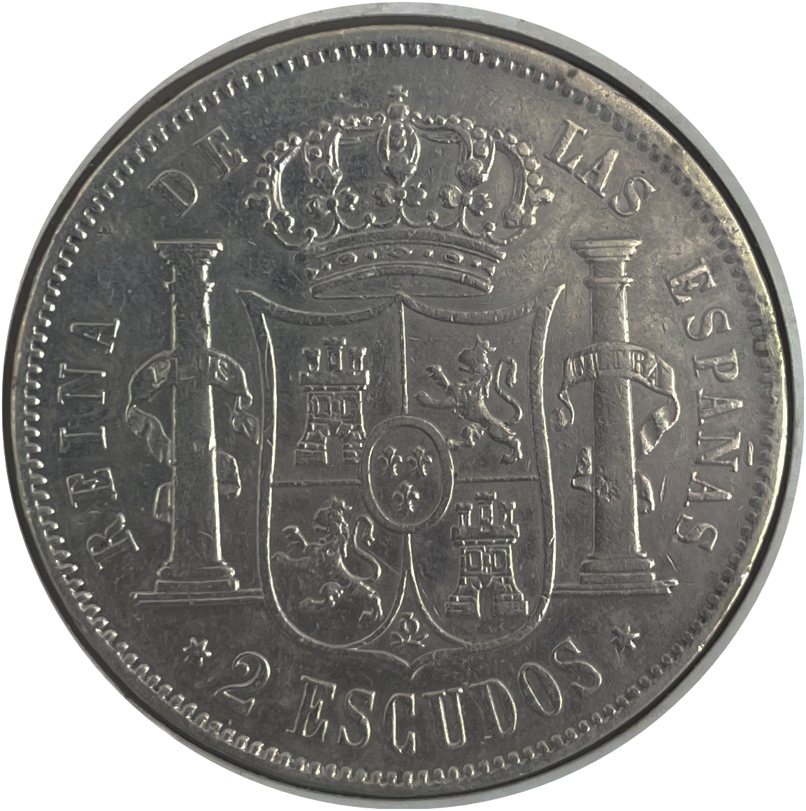 2 Escudos Isabel II  Madrid