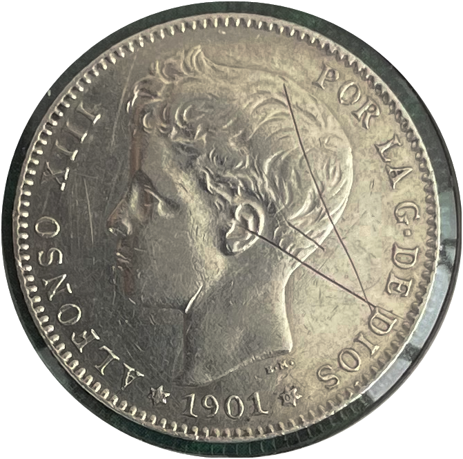 1 Peseta Alfonso XIII