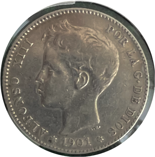 1 Peseta Alfonso XIII