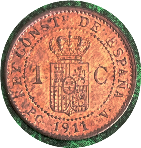 1 Céntimo Alfonso XIII