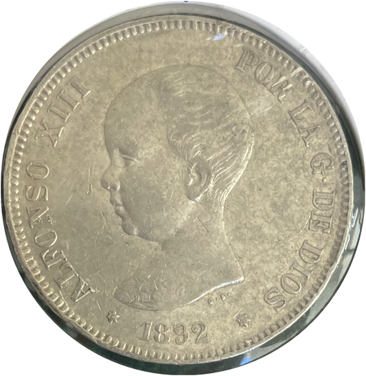 5 Pesetas Alfonso XIII