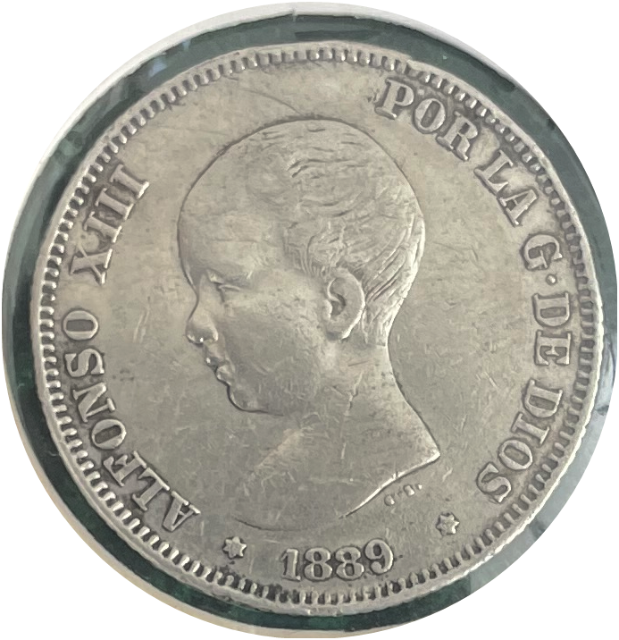 2 Pesetas Alfonso XIII