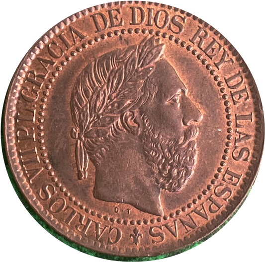 10 Céntimos Carlos VII