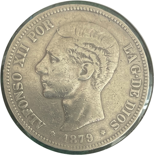 5 Pesetas Alfonso XII