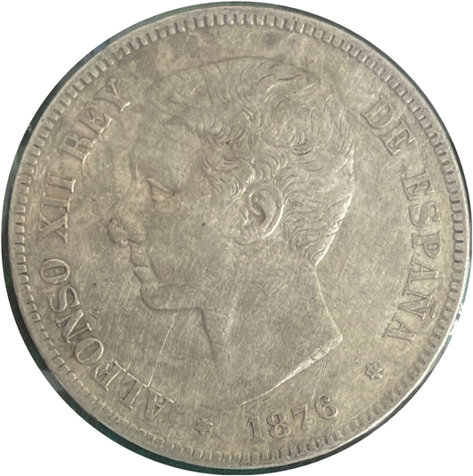 5 Pesetas Alfonso XII