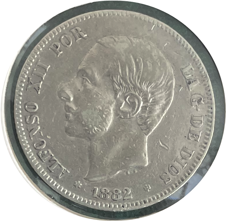 2 Pesetas Alfonso XII