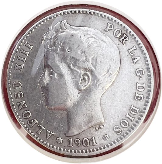 1 Peseta Alfonso XIII