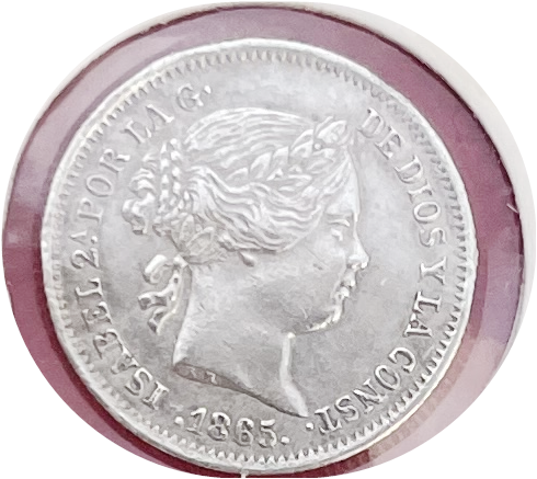 10 Céntimos de escudo Isabel II