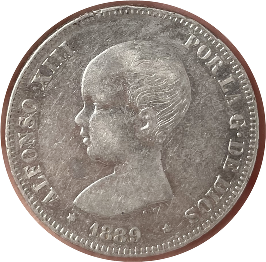 2 Pesetas Alfonso XIII