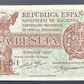 Billete 1 peseta emisión 37 serie C