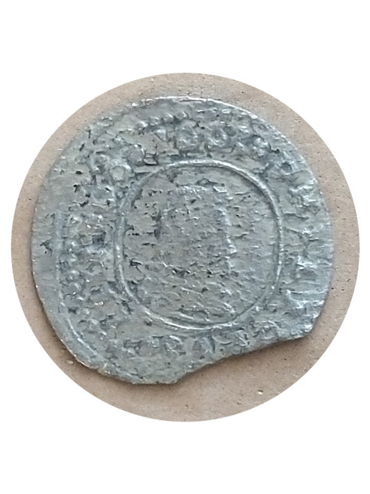 Moneda 16 maravedíes Felipe IV 1663 Ceca Madrid BC